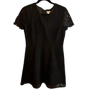 Black Lace Cocktail Dress // J. Crew Size 8P